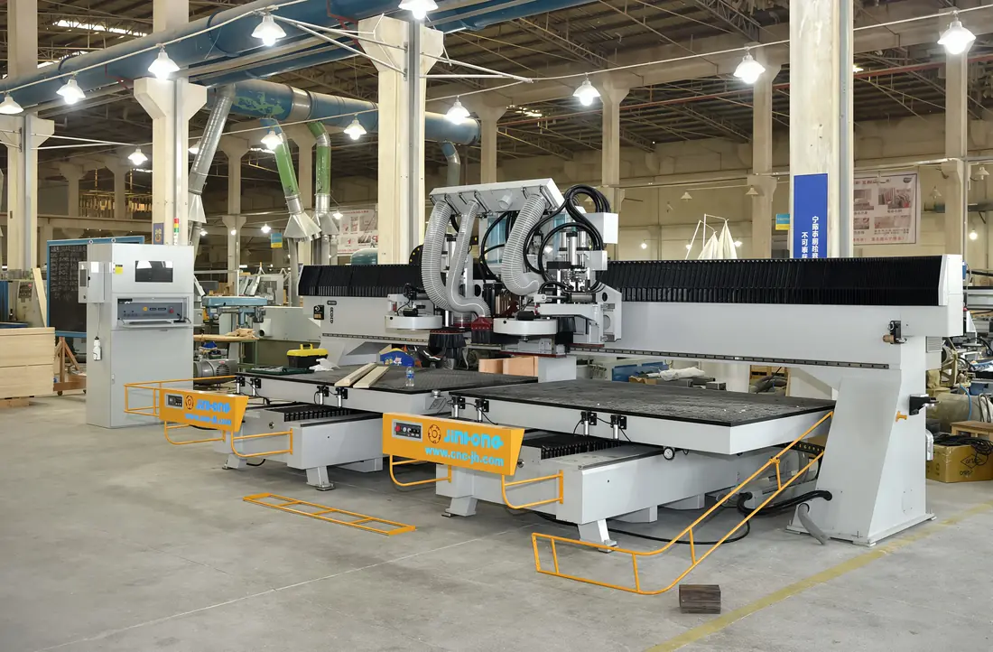 CNC machining equipment used for accurate learning tower panel cutting and drilling